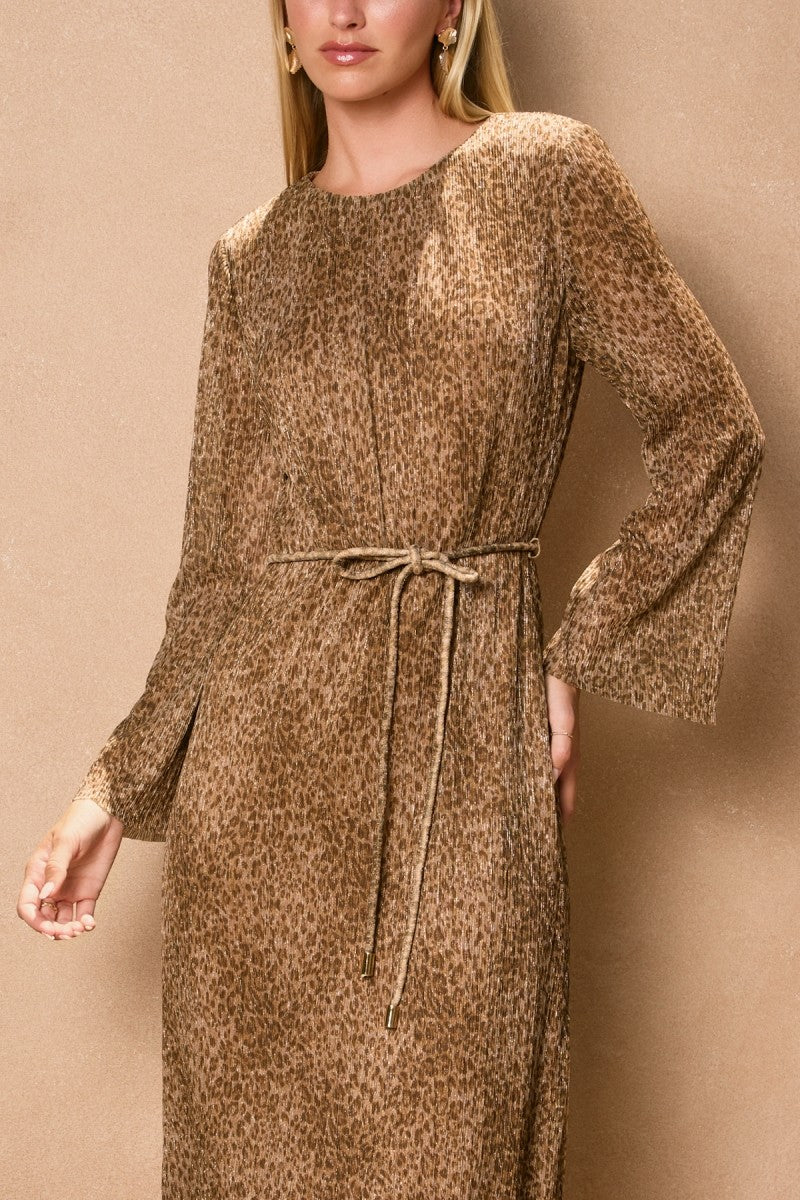 PRE ORDER PLEATED JAGUAR DRESS