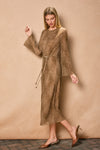 PRE ORDER PLEATED JAGUAR DRESS