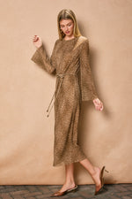 PRE ORDER PLEATED JAGUAR DRESS