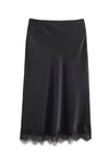 LACE EDGE SLIP SKIRT