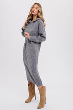 SARINA HOODIE SWEATER DRESS