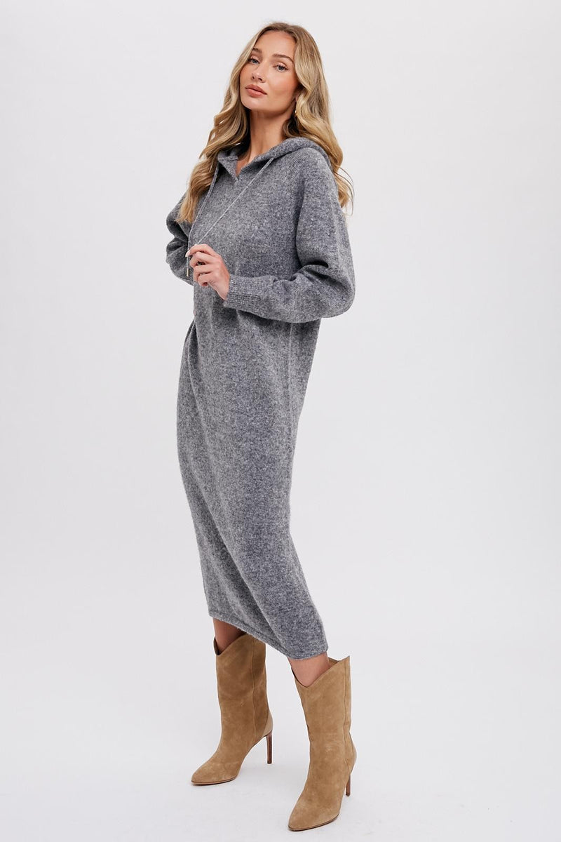 SARINA HOODIE SWEATER DRESS