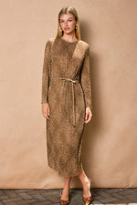 PRE ORDER PLEATED JAGUAR DRESS