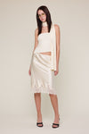 PRE ORDER SATIN LACE SLIP SKIRT