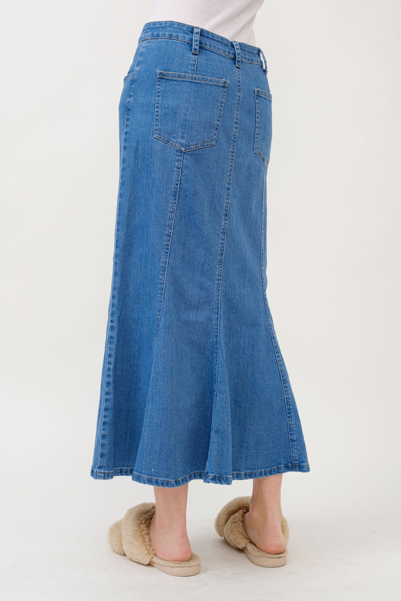 DENIM MERMAID SKIRT