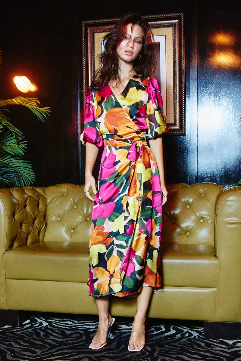 VALENTINA WRAP DRESS