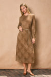 PRE ORDER PLEATED JAGUAR DRESS