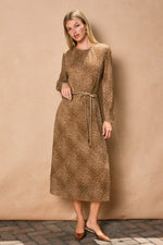 PRE ORDER PLEATED JAGUAR DRESS