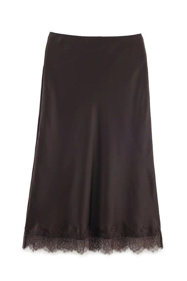 PRE ORDER LACE EDGE SLIP SKIRT