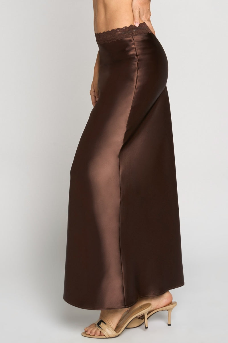 LACE WAIST SLIP SKIRT