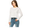 LONG SLEEVE CROP TEE