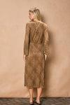 PRE ORDER PLEATED JAGUAR DRESS
