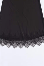 LACE EDGE SLIP SKIRT