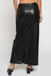 FAUX LEATHER PENCIL SKIRT