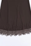 LACE EDGE SLIP SKIRT