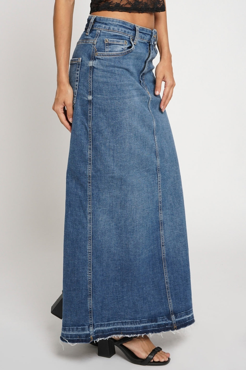 PAIGE DENIM SKIRT