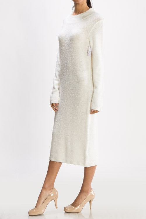 CAMILLE SWEATER DRESS (IVORY)