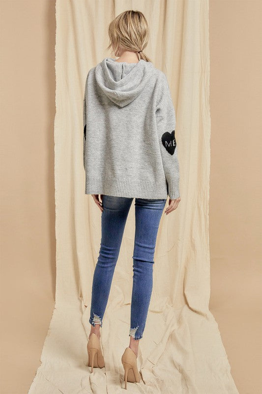 HEART HOODIE SWEATER – BLU Couture Clothing