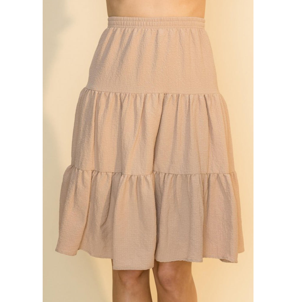 CAMILLE SKIRT (TAUPE)