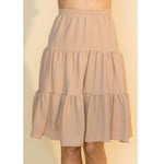 CAMILLE SKIRT (TAUPE)
